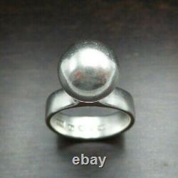 Rare Stunning Mid-Century 60s IBE DAHLQUIST Sweden Sterling Silver Designer Ring