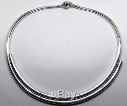 Rare Vintage Authentic Georg Jensen Sterling Silver Retired Necklace (1915-1927)