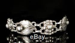 Rare early 1930s Georg Jensen sterling silver Bracelet design no 3 Denmark 925