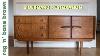 Restoring And Repairing A MID Century Modern Style Sideboard
