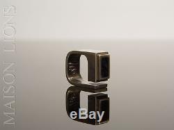 Rey Urban Sterling Silver Ring With Opal Unisex. 1975 1976