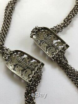Saga Viking David Andersen Sterling Silver Necklace Norway Norwegian