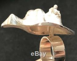 Space Series 1970 BJORN WECKSTROM Lapponia STERLING Silver RING FINLAND