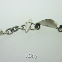 Sterling Silver Niels Eric N. E. From Denmark Bracelet Necklace Earring Set