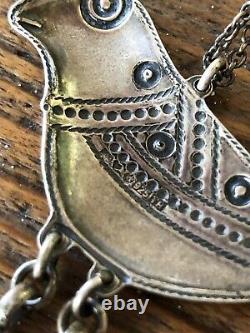 Sterling Silver Pendant Necklace Kalevala Koru Finland