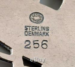 Sterling silver brooch by Georg Jensen. Design number 256. Deer motif