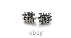 Studio Else & Paul earrings 925s vtg Norway Norwegian Scandinavian jewelry