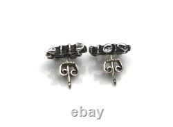 Studio Else & Paul earrings 925s vtg Norway Norwegian Scandinavian jewelry