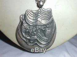 Super Rare Tone Vigeland Norway Sterling Necklace From The Wave Series 1970