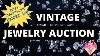 Surprise Vintage Jewelry Auction Starting Bids Under 50