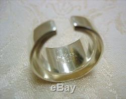 Tone Vigeland Norway Double Layers Modernist Mid Century Sterling Silver Ring