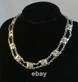 VINTAGE GEORG JENSEN 17 STERLING SILVER NECKLACE #18b with matching Earring's
