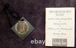 VINTAGE KALEVALA KORU FINLAND REPLICA OF 800-1500 A. D. STERLING SILVER WithBOX