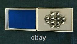 VTG. STERLING SILVER 925S Marianne Berg, UNI David-Andersen BROOCH. NORWAY. Modern