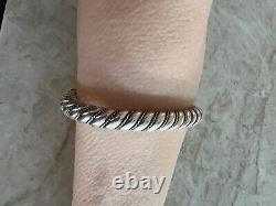 VTG Scandinavian Sterling Double Twist Cuff Bracelet Navajo