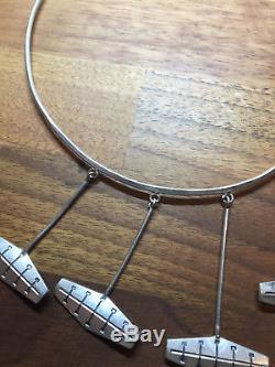 Very special Neck Ring Rolf Grude Sterling Silver Norway Norwegian