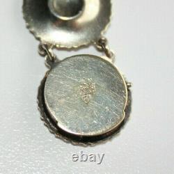 Vintage A. Michelsen Daisy Sterling Silver 925S Enamel Bracelet Denmark