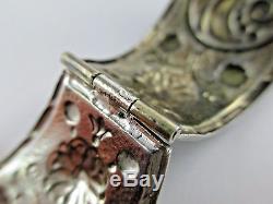 Vintage Andresen & Scheinpflug Enamel Sterling Silver Bracelet NORWAY RARE 195C