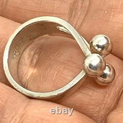 Vintage Anna Greta Eker Norway Sterling Silver Ring Sz. 7. Lot167