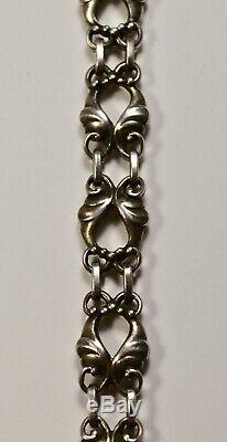 Vintage Art Nouveau Georg Jensen Sterling Silver 925 Bracelet #46 1910-27 7-3/8