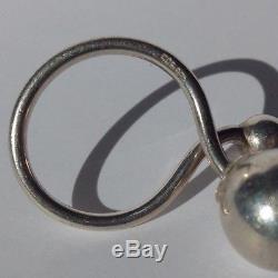 Vintage Carl Ove Frydensberg Denmark Modernist Sterling Silver Size 6 Ring