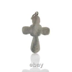 Vintage Crucifix Jesus Pendant Silver 830, Probably Scandinavia around 1970