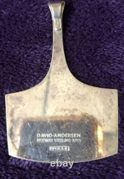 Vintage David-Andersen Bjorn Sigurd Ostern Thor's Hammer Sterling Silver Set
