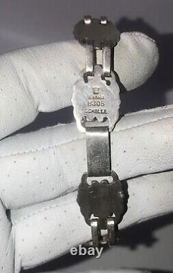 Vintage Denmark SCHELLE 830S Scandinavian Sterling Silver Bracelet