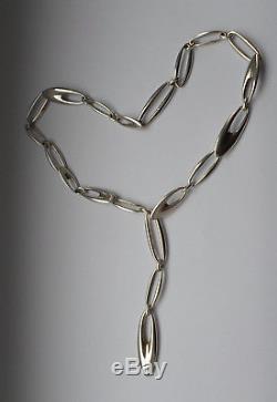 Vintage GEORG JENSEN Silver 925s Zephyr Necklace # 500 By Regitze Overgaard