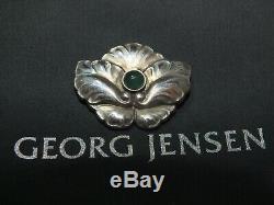 Vintage Georg Jensen 107 Denmark Sterling Silver Brooch Pin
