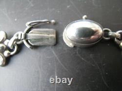 Vintage Georg Jensen #15 Moonlight Blossom Sterling Silver Necklace 17 Long