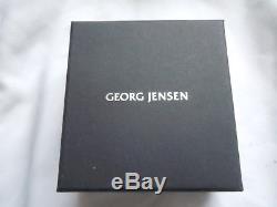 Vintage Georg Jensen Classic Shell Style Sterling Silver #107 Pierced Earrings