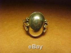 Vintage Georg Jensen Denmark Ring No. 51 Great Art Deco Design