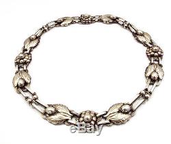 Vintage Georg Jensen Denmark Sterling Silver Necklace No. 1