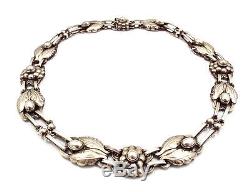 Vintage Georg Jensen Denmark Sterling Silver Necklace No. 1