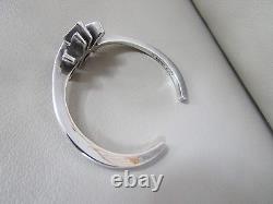 Vintage Georg Jensen Denmark Sterling Silver cuff Bracelet #A112