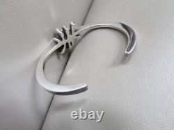 Vintage Georg Jensen Denmark Sterling Silver cuff Bracelet #A112