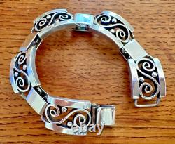 Vintage Georg Jensen Inc. USA #143 Sterling Silver Bracelet Alphonse LaPaglia