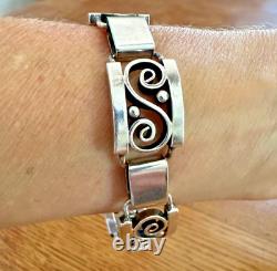 Vintage Georg Jensen Inc. USA #143 Sterling Silver Bracelet Alphonse LaPaglia