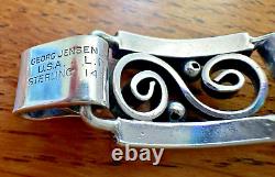 Vintage Georg Jensen Inc. USA #143 Sterling Silver Bracelet Alphonse LaPaglia