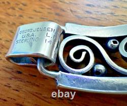 Vintage Georg Jensen Inc. USA #143 Sterling Silver Bracelet Alphonse LaPaglia