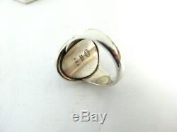 Vintage Georg Jensen Sterling Silver Lapis Ladies Ring Design 46A Beautiful Ring