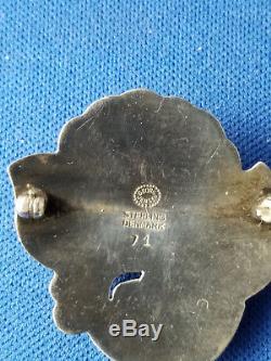 Vintage Georg Jensen Sterling Silver Pin Brooch #71