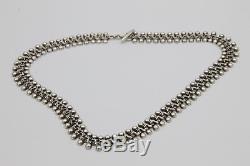 Vintage Hermann Siersbol Sterling Silver Modern Necklace, Denmark