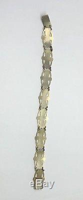 Vintage Ivar Holth Norway Sterling Silver Enamel Bracelet