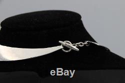 Vintage Jewelry Sterling Silver Hermann Siersbol Necklace Mordernist 925 Denmark