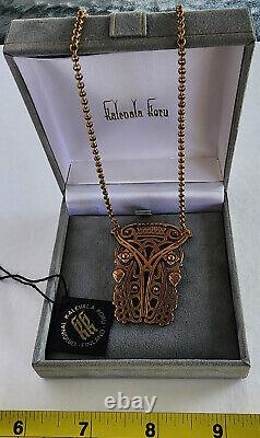 Vintage Kalevala Koru art nouveau, 75th anniversary Finland necklace