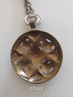 Vintage MASSIVE Kalevala Koru Viking bronze pendant, signed