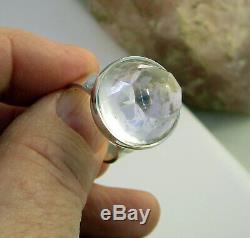 Vintage Mid Century KUPITTAAN KULTA Finland Sterling Silver Rock Quartz Ring