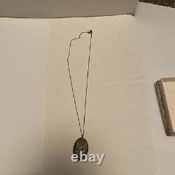 Vintage NIB Sterling Silver Australian Opal Necklace